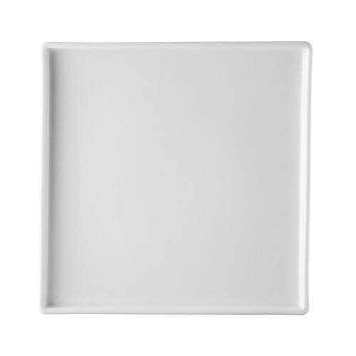 C.A.C. PLC-21, 12.5-Inch Porcelain Dinner Square Plate, DZ
