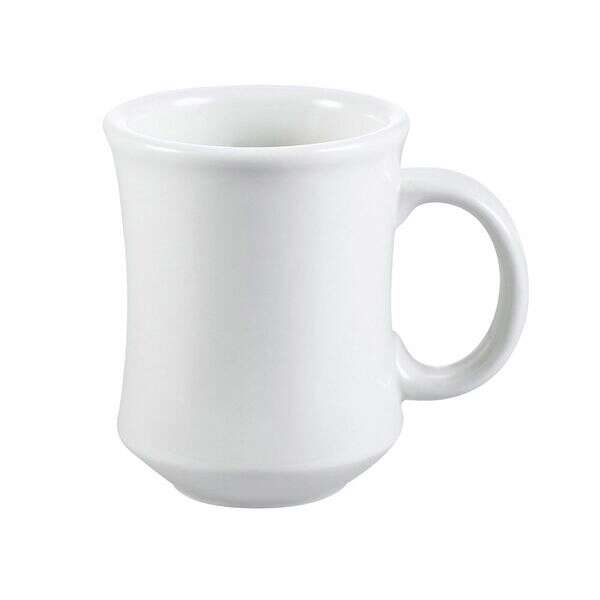 C.A.C. PM-7-W, 7 Oz 3.25-Inch Stoneware American White Provo Mug, 3 DZ/CS