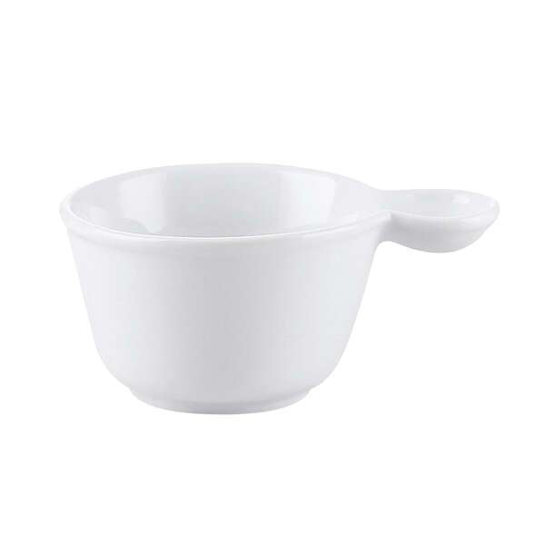C.A.C. PTC-10, 8 Oz 6-Inch Porcelain Cup with Handle, 3 DZ/CS