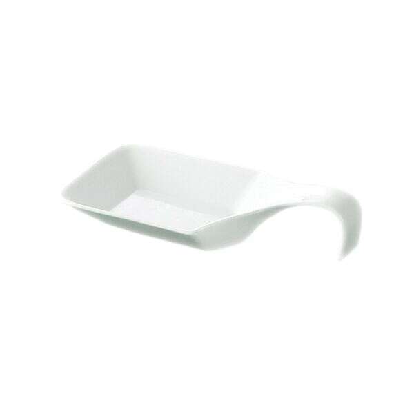 C.A.C. PTS-45, 5.5 Oz 7.5-Inch Porcelain Square Spoon, 6 DZ/CS