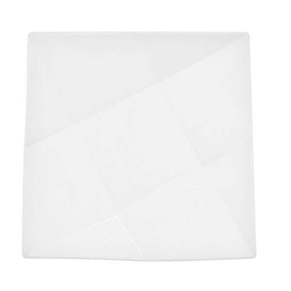 C.A.C. QZT-16, 10.5-Inch Porcelain Crystal Square Plate, DZ