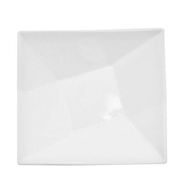 C.A.C. QZT-B6, 10 Oz 6-Inch Porcelain Crystal Square Bowl, 3 DZ/CS