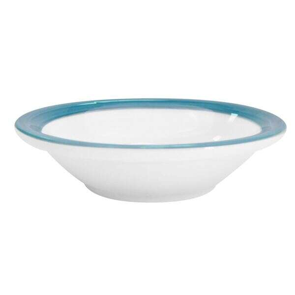 C.A.C. R-11-BLU, 4.75 Oz 4.75-Inch Stoneware Blue Fruit Dish, 3 DZ/CS