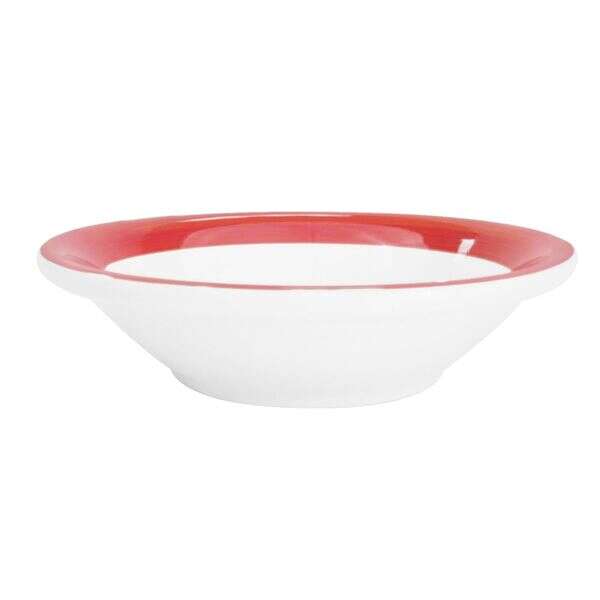 C.A.C. R-11-R, 4.75 Oz 4.75-Inch Stoneware Red Fruit Dish, 3 DZ/CS