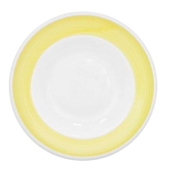 C.A.C. R-120-Y, 26 Oz 12-Inch Stoneware Yellow Pasta Bowl, DZ