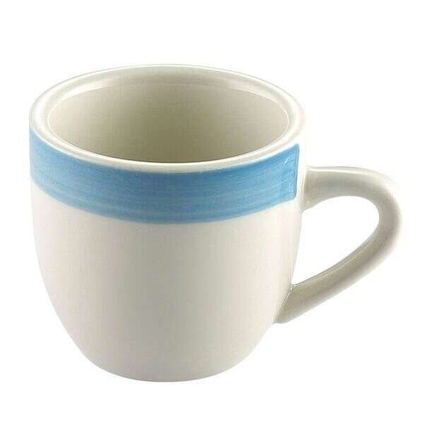 C.A.C. R-35-BLU, 3.5 Oz 2.5-Inch Stoneware Blue A.D. Cup, 3 DZ/CS