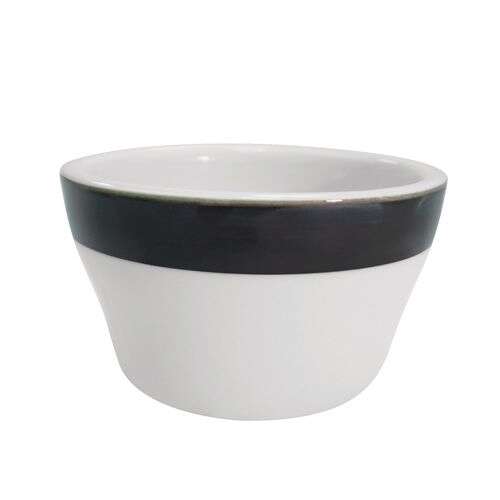 C.A.C. R-4-BLK, 7.25 Oz 4-Inch Stoneware Black Bouillon Cup, 3 DZ/CS