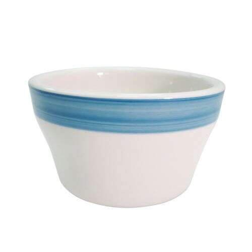 C.A.C. R-4-BLU, 7.25 Oz 4-Inch Stoneware Blue Bouillon Cup, 3 DZ/CS