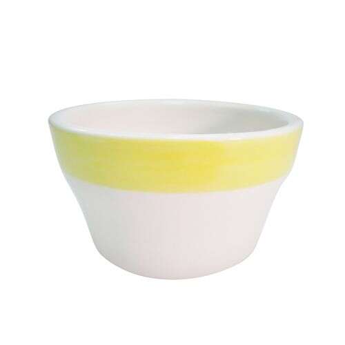 C.A.C. R-4-Y, 7.25 Oz 4-Inch Stoneware Yellow Bouillon Cup, 3 DZ/CS