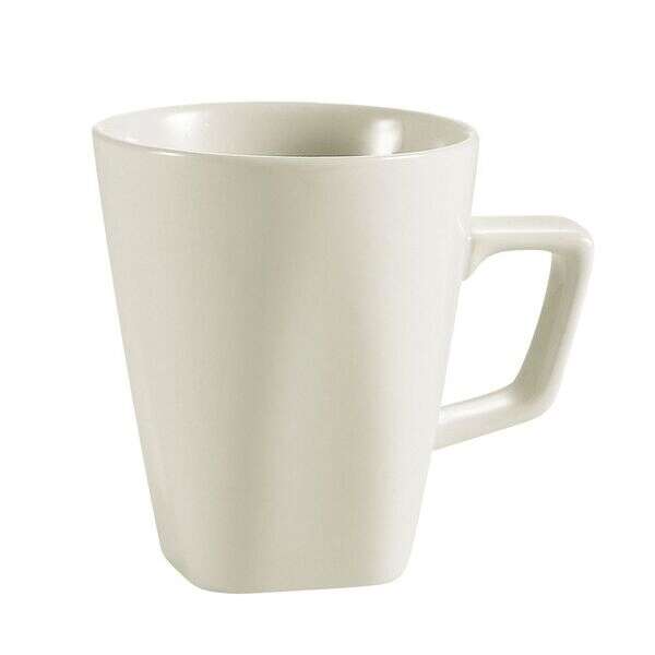 C.A.C. RE-1712, 12 Oz 3.5-Inch Stoneware Square Mug, 3 DZ/CS