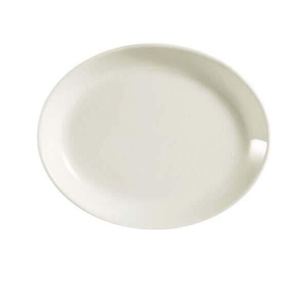 C.A.C. REC-34C, 9.5-Inch Stoneware Coupe Oval Platter, 2 DZ/CS