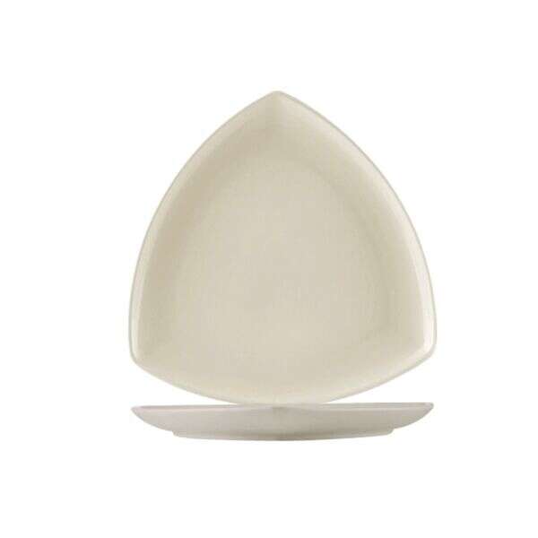 C.A.C. REC-CT16, 10.5-Inch Stoneware Coupe Triangular Plate, DZ