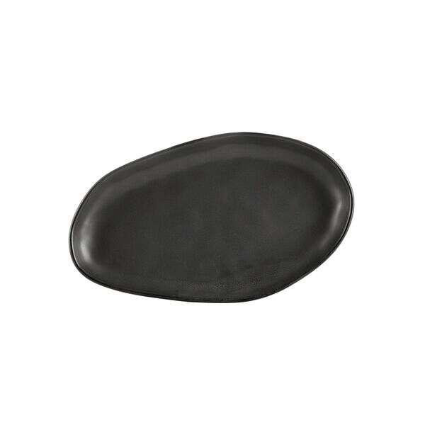 C.A.C. RFR-13, 12-Inch Stoneware Dark Green Platter, DZ