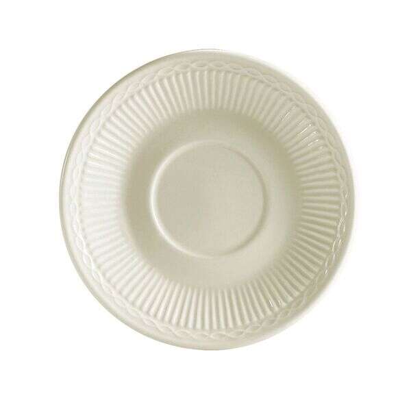 C.A.C. RID-2, 5.37-Inch Stoneware Saucer for RID-1, 3 DZ/CS