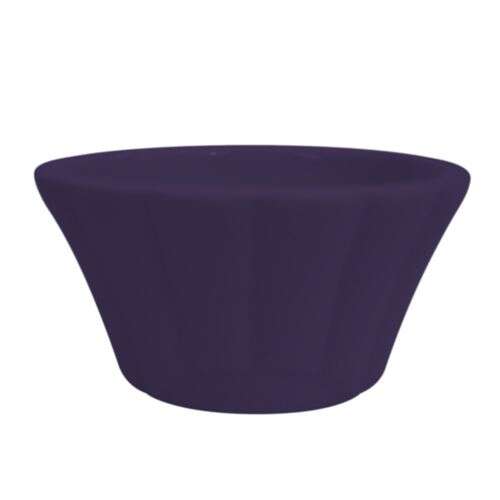 C.A.C. RMK-F4-BLU, 4 Oz 3.5-Inch Porcelain Blue Floral Ramekin, 4 DZ/CS