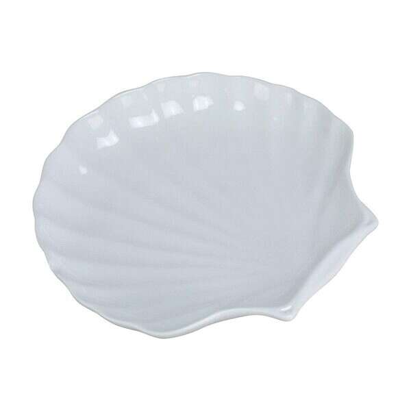 C.A.C. SD-6, 6-Inch Stoneware Shell Dish, 3 DZ/CS