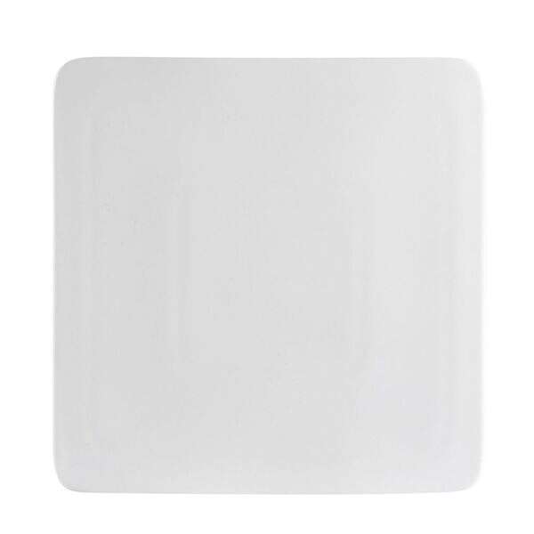C.A.C. SF-SQ10, 10-Inch Porcelain Square Flat Plate, DZ
