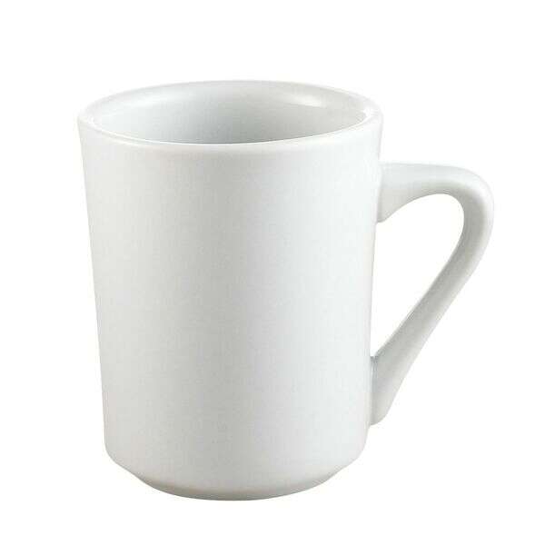 C.A.C. SI-8-P, 8 Oz 3.37-Inch Porcelain Sierra Mug, 3 DZ/CS