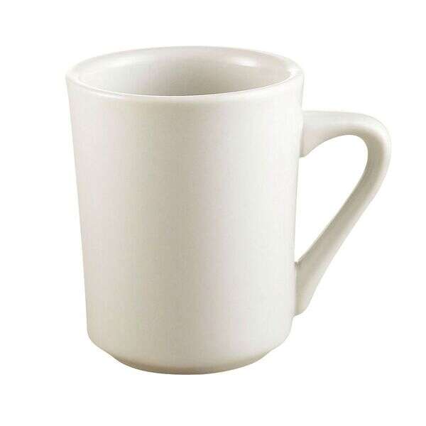 C.A.C. SI-8-W, 8 Oz 3.37-Inch Porcelain Sierra Mug, 3 DZ/CS