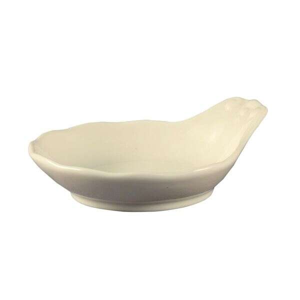 C.A.C. SOH-43, 4 Oz 6-Inch Stoneware Fruit Dish with Handle, 4 DZ/CS