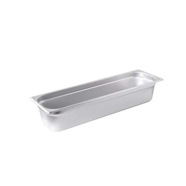 C.A.C. STPHL-25-4, 4-inch Stainless Steel Half-Size Long 25 Gauge Anti-Jam Steam Table Pan