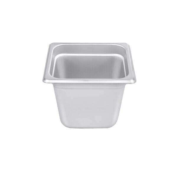 C.A.C. STPS-23-6, 6-inch Stainless Steel 1/6 Size 23 Gauge Anti-Jam Steam Table Pan