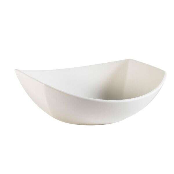 C.A.C. STU-OD34, 30 Oz 8.25-Inch Porcelain Deep Oval Bowl, 2 DZ/CS
