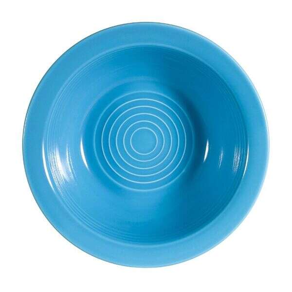 C.A.C. TG-10-PCK, 13 Oz 6.62-Inch Porcelain Peacock Grapefruit Dish, 3 DZ/CS