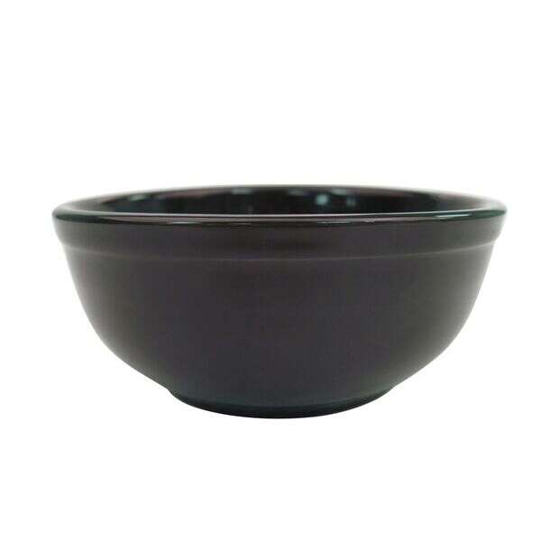 C.A.C. TG-15-BLK, 12.5 Oz 5.75-Inch Porcelain Black Salad Bowl, 3 DZ/CS