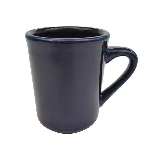 C.A.C. TG-17-CBU, 8 Oz 3.25-Inch Porcelain Cobalt Blue Mug, 3 DZ/CS