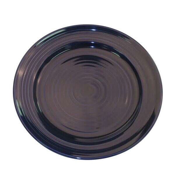 C.A.C. TG-21-CBU, 12-Inch Porcelain Cobalt Blue Plate, DZ