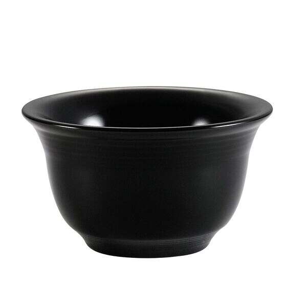 C.A.C. TG-4-BLK, 7.5 Oz 4.12-Inch Porcelain Black Bouillon Cup, 3 DZ/CS