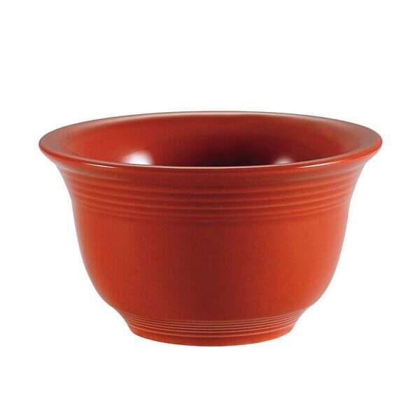 C.A.C. TG-4-R, 7.5 Oz 4.12-Inch Porcelain Red Bouillon Cup, 3 DZ/CS
