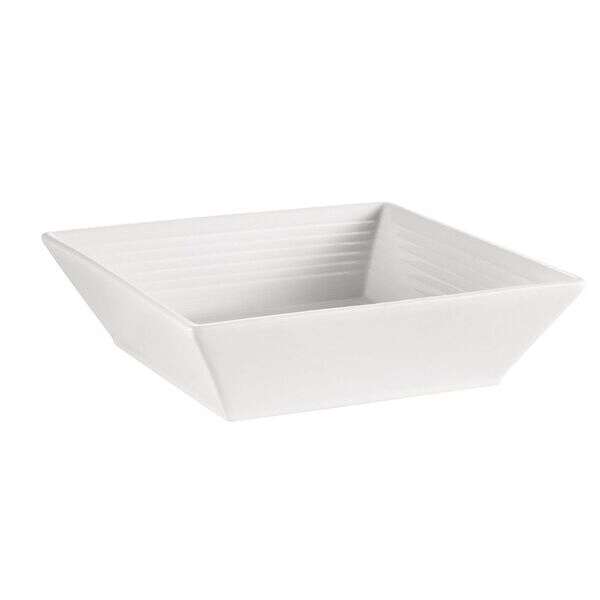 C.A.C. TGO-B8, 42 Oz 8-Inch Porcelain Square Bowl, 2 DZ/CS