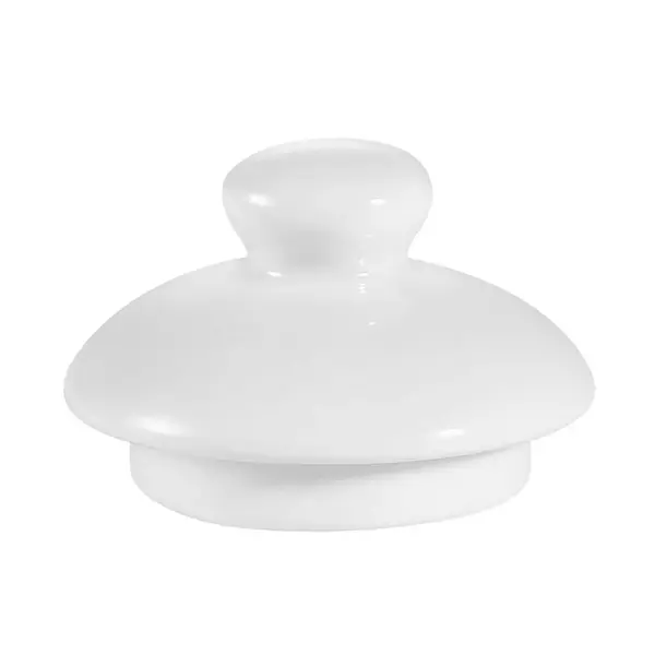 C.A.C. TPW-1-LID, 2.5-Inch Porcelain Lid for TPW-1 Teapot, 3 DZ/CS