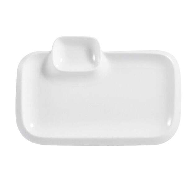 C.A.C. TRY-RT12, 12-Inch Porcelain Rectangular Platter, DZ
