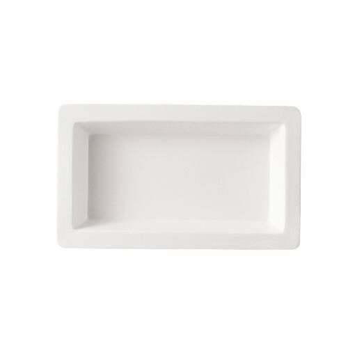 C.A.C. TSP-16, 20 Oz 10-Inch Porcelain Rectangular Tray, DZ