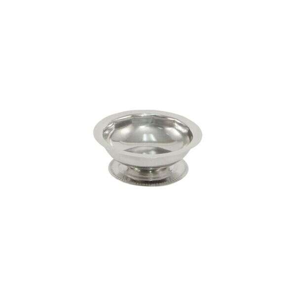 C.A.C. TTSD-35, 3.5 Oz Stainless Steel Sherbet Dish