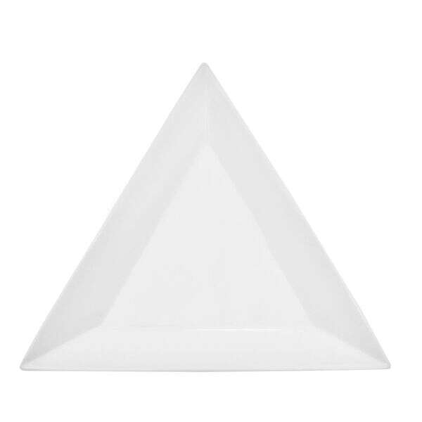 C.A.C. TUP-21, 12-Inch Porcelain Triangular Plate, DZ