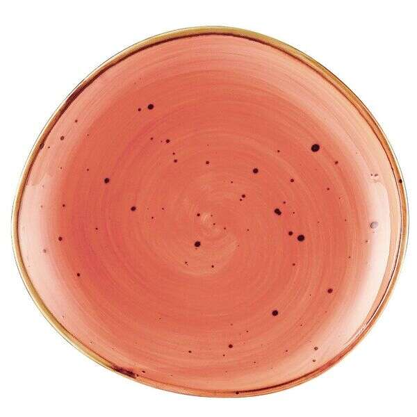 C.A.C. TUS-6-CRL, 6.37-Inch Porcelain Coral Dessert Plate, 3 DZ/CS