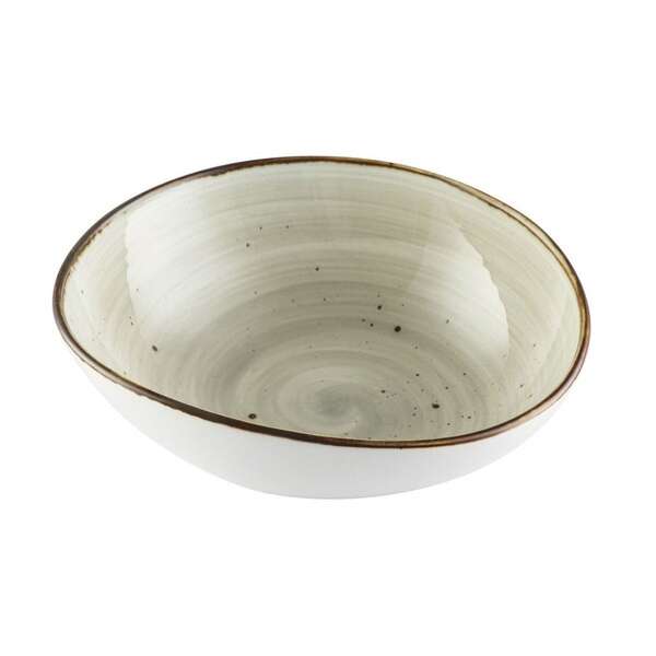 C.A.C. TUS-B7-BGE, 20 Oz 7.5-Inch Porcelain Beige Soup/Salad Bowl, 2 DZ/CS