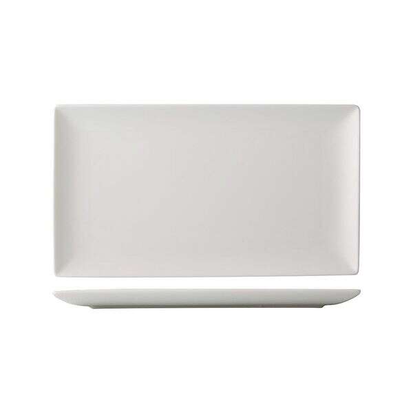 C.A.C. VCT-13, 11.75-Inch Porcelain Deep Coupe Rectangular Platter, DZ
