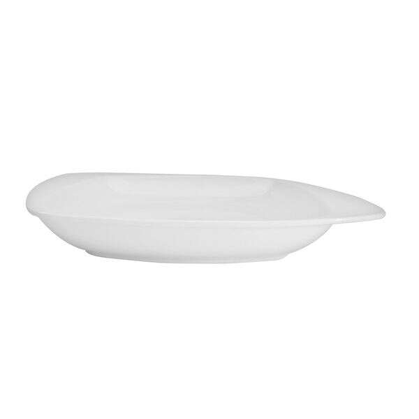 C.A.C. WH-105, 30 Oz 10.5-Inch Porcelain Square Soup Plate, DZ