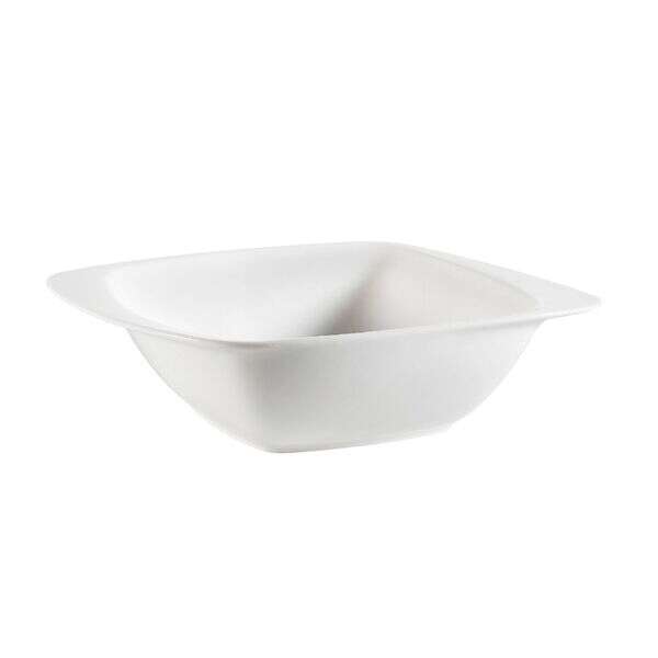 C.A.C. WH-B6, 6 Oz 6-Inch Porcelain Square Bowl, 3 DZ/CS