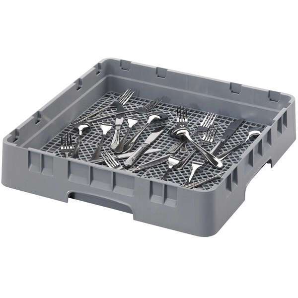 Cambro FR258L40151, Soft Gray Full Size Camrack Flatware Rack