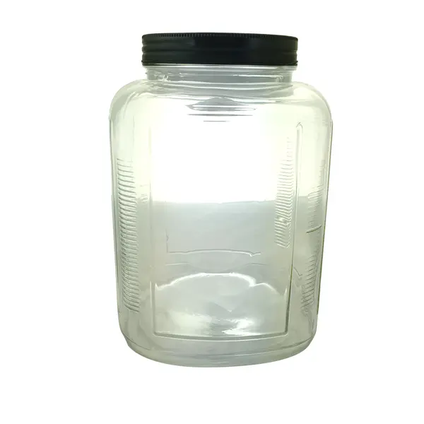 Circle Glass CG06504-X, 199 Oz. Moondance Glass Canister with Twist Lid, Extra Large