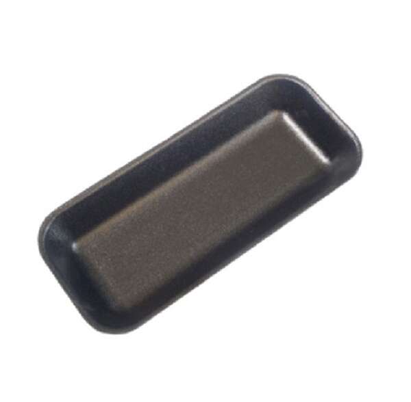 CKF 1.5BK, 7.43x3.75x0.87-Inch #1.5 Black Foam Meat Trays, 500/PK