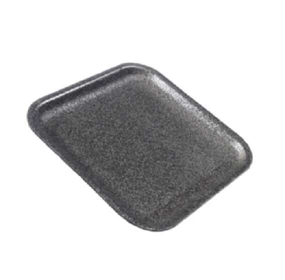 CKF 1SB, 5.25x5.25x0.62-Inch #1S Black Foam Meat Trays, 1000/PK