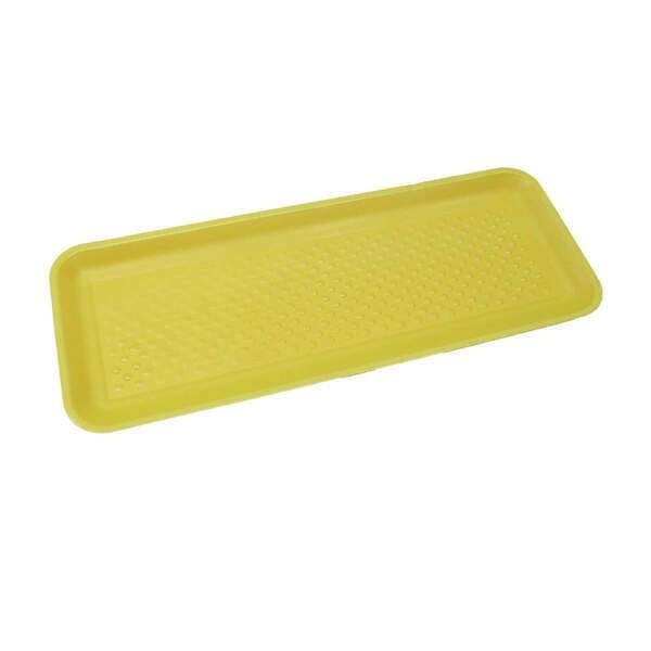 CKF 7Y, 14.75x5.75x0.62-Inch #7H/7S Yellow Foam Meat Trays, 250/CS