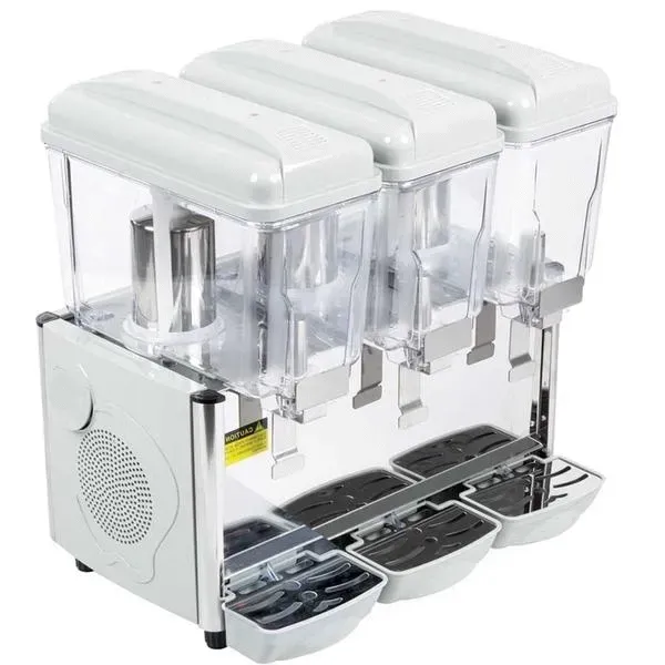 Coldline BD35-PUMP 25-inch Triple Bowl Beverage Dispenser with Pump Spray System